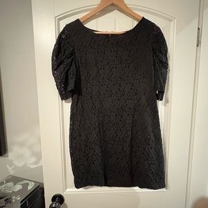 Lady Dutch black lace dress, size large